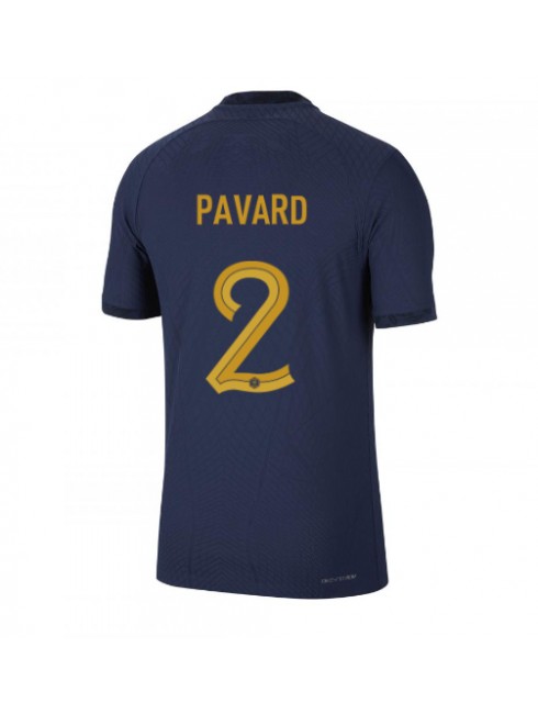 Moški Nogometna dresi replika Francija Benjamin Pavard #2 Domači SP 2022 Kratek rokav